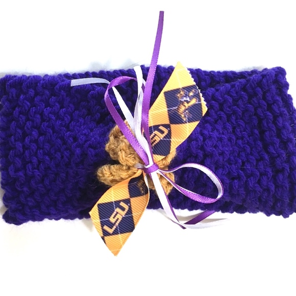 LSU TIGERS Handmade Baby Headband *NEW* - Picture 1 of 1